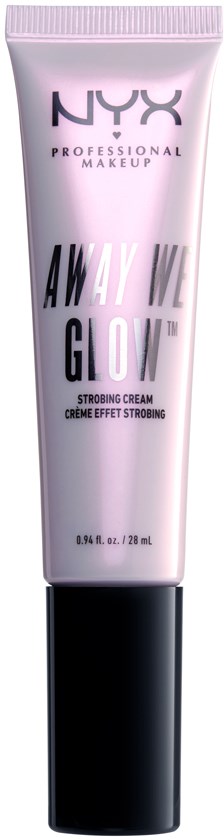 En rosa og svart tube med NYX-makeupp og tekst som viser at det er en forberedende krem for sminke.