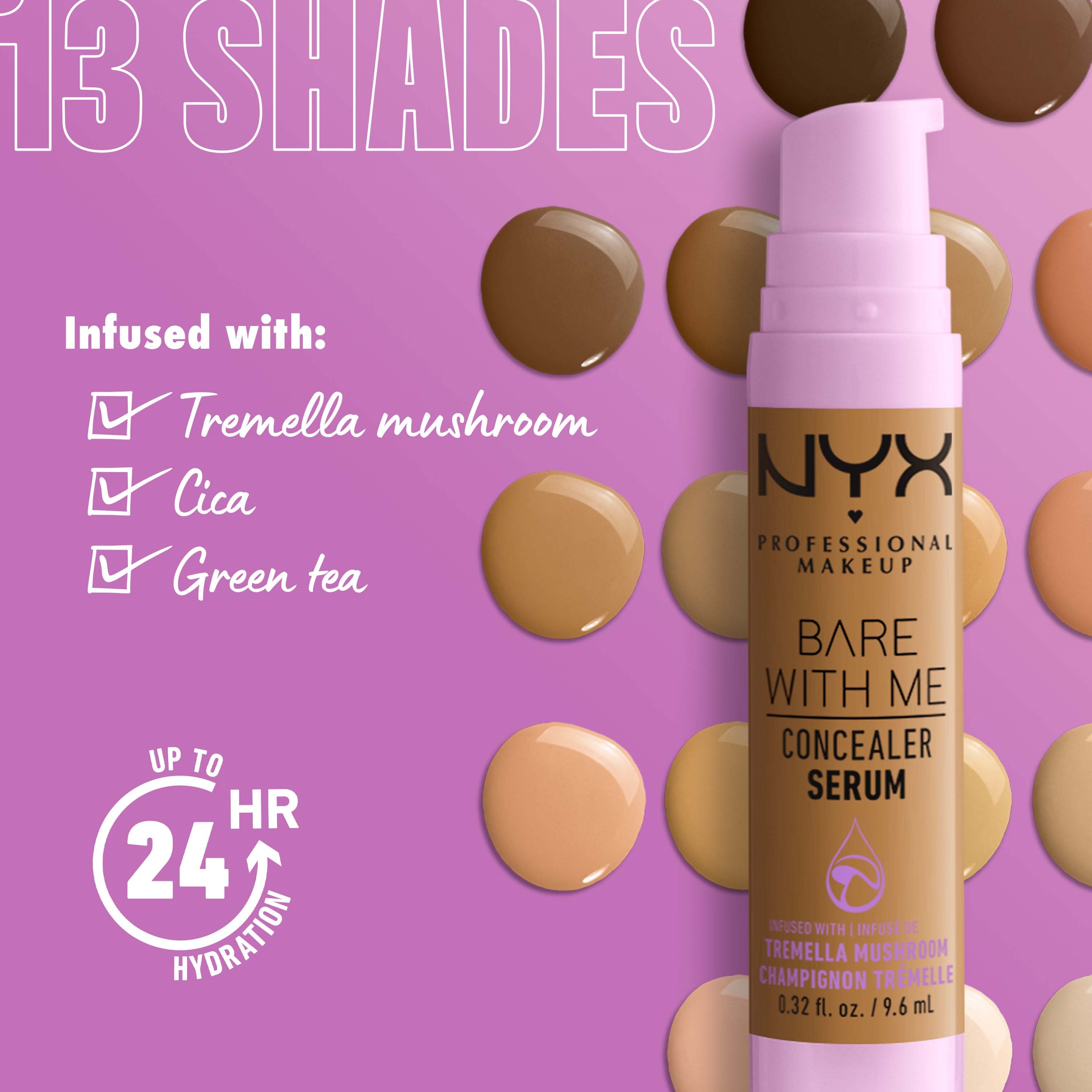 NYX PROFESSIONAL MAKEUP Bare With Me Concealer Serum Medium (obrázok 5)