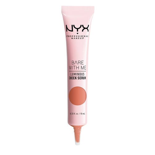 NYX PROFESSIONAL MAKEUP Bare With Me Shroombiotic Cheek Serum Peach Bronze