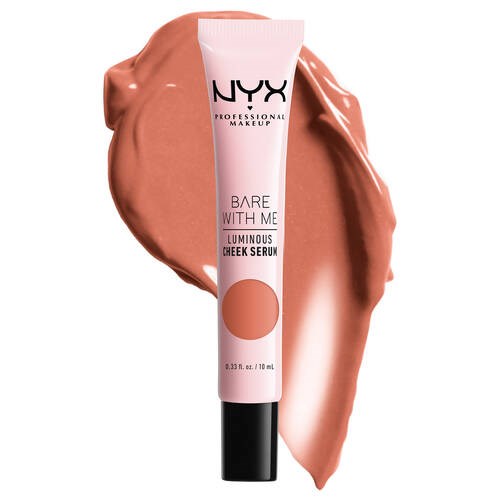 NYX PROFESSIONAL MAKEUP Bare With Me Shroombiotic Cheek Serum Peach Bronze