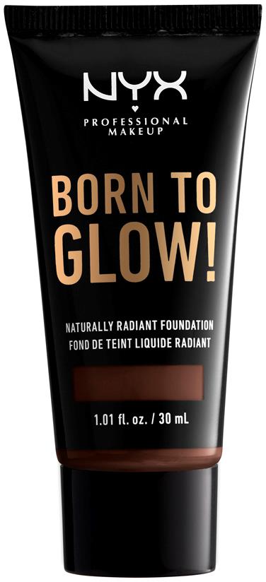 NYX PROFESSIONAL MAKEUP Born To Glow Naturally Radiant Foundation Deep Espresso