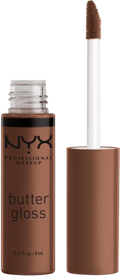 NYX Professional Makeup Butter Lip Gloss Fudge Me 8 ml