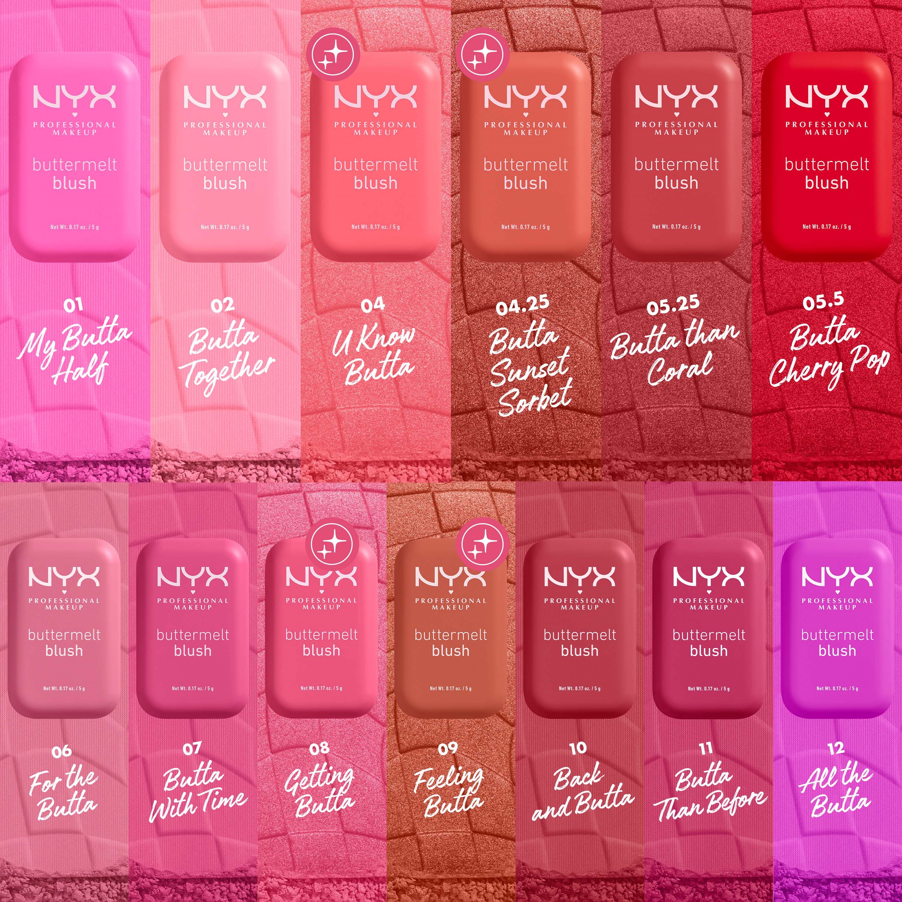 NYX PROFESSIONAL MAKEUP Buttermelt Blush 01 My Butta Half (obrázok 5)