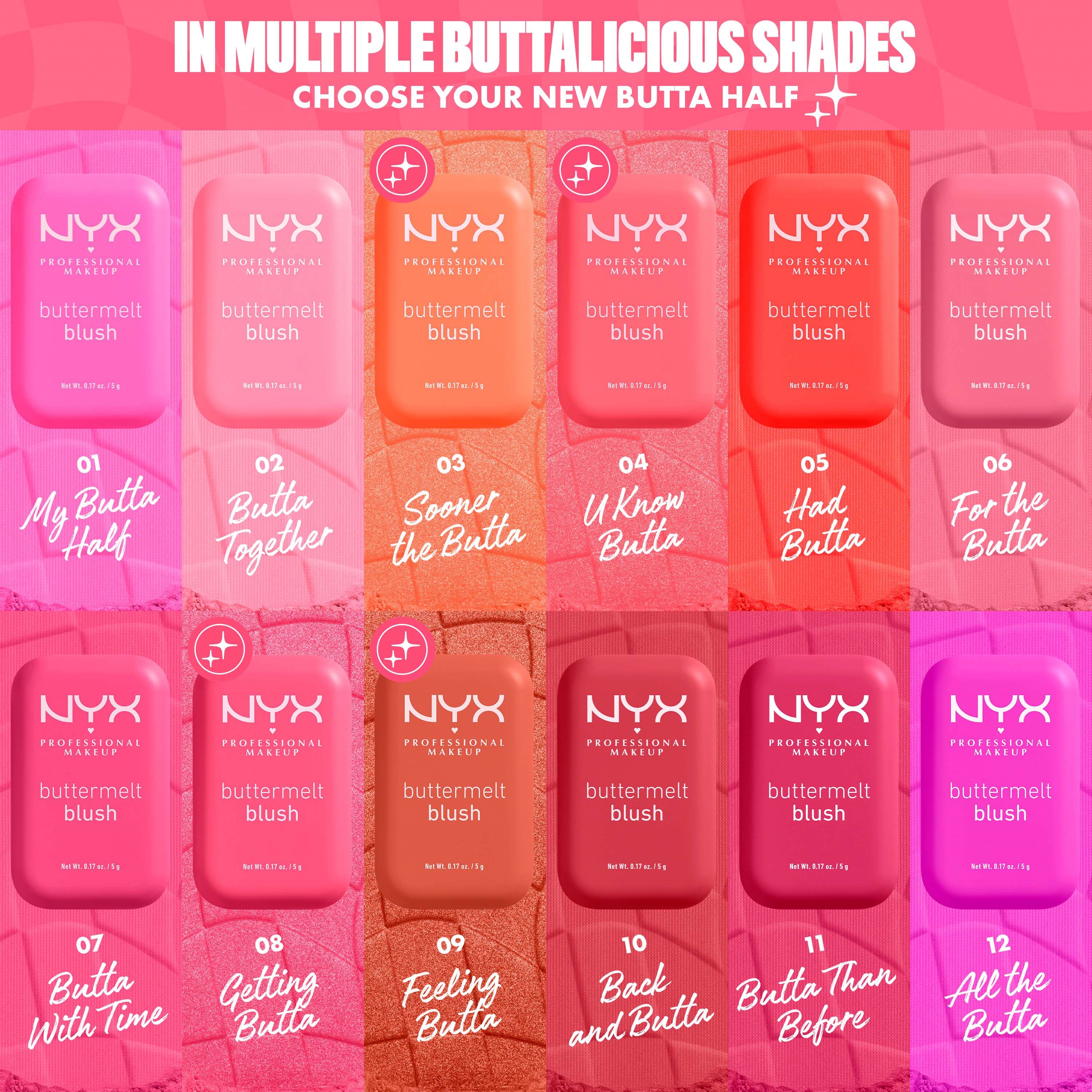 NYX PROFESSIONAL MAKEUP Buttermelt Blush 05 Had Butta (obrázok 5)