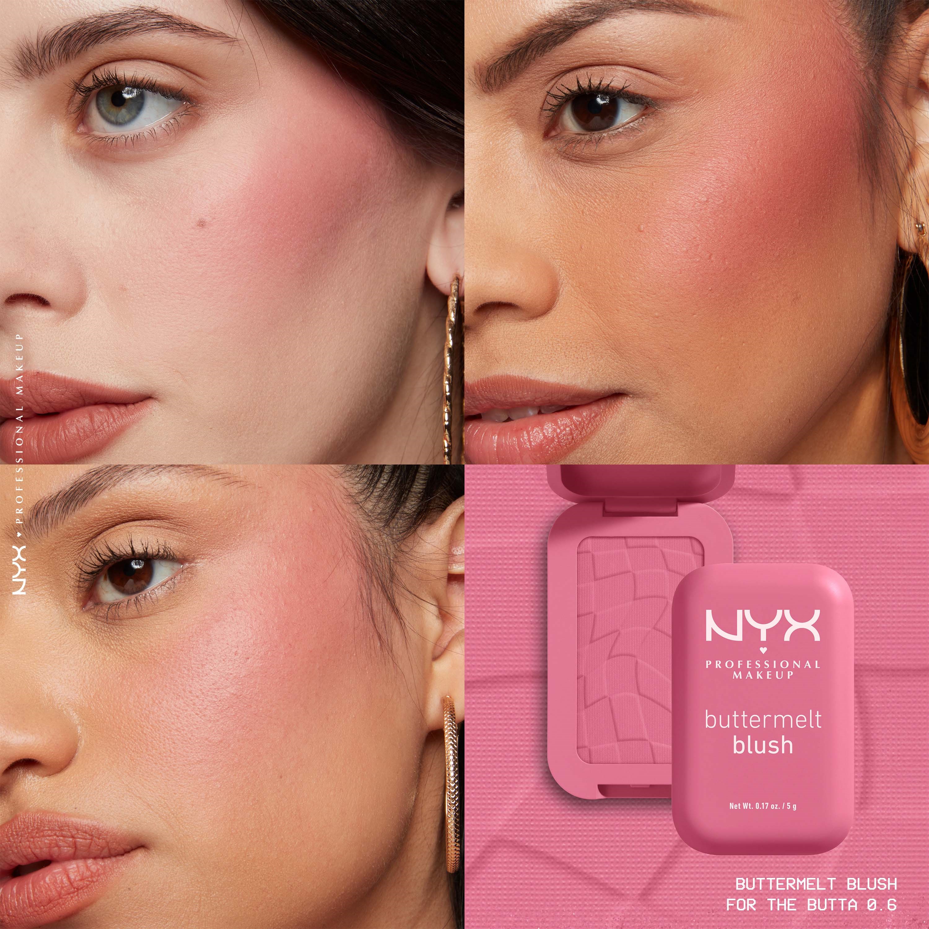 NYX PROFESSIONAL MAKEUP Buttermelt Blush 06 For The Butta (obrázok 3)