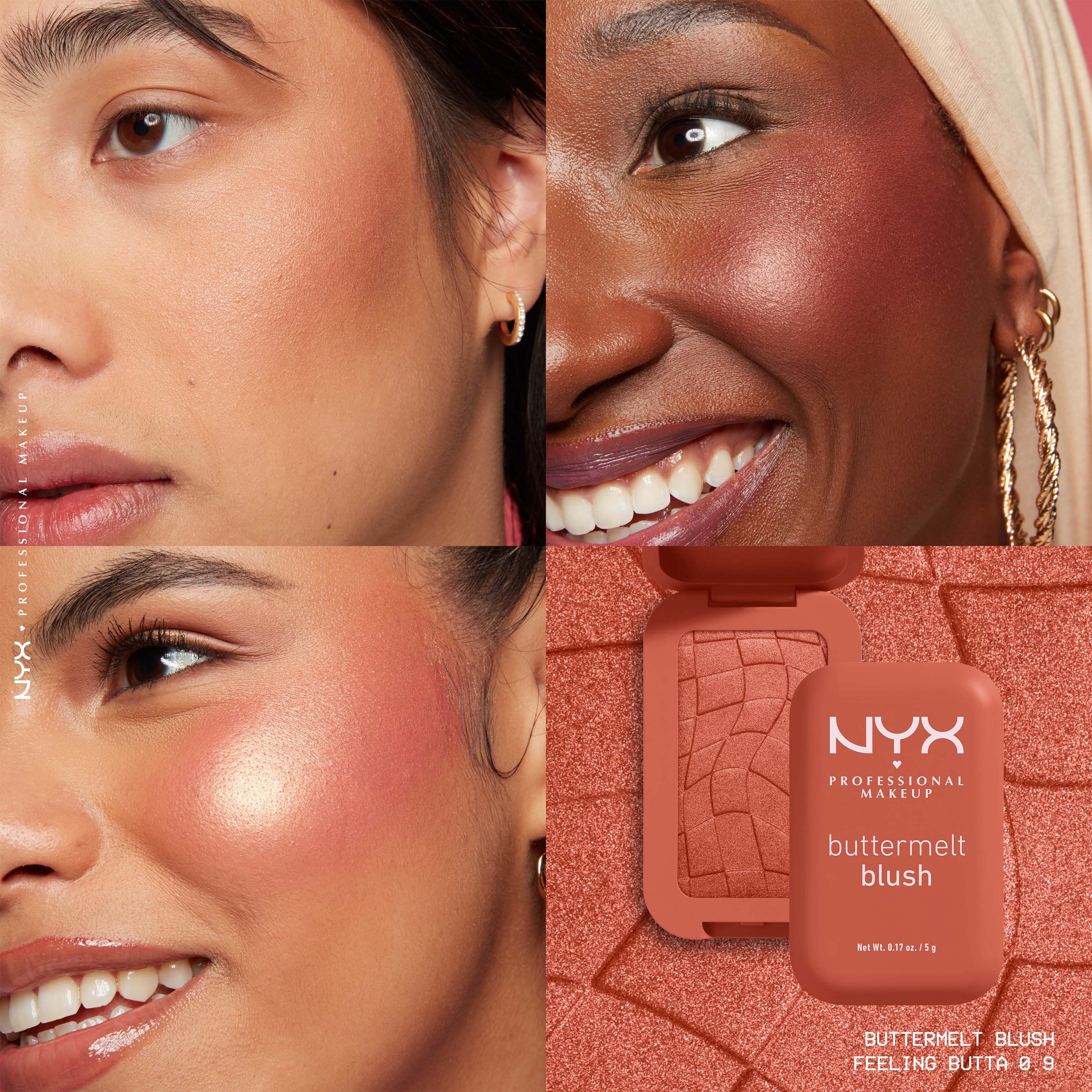 NYX PROFESSIONAL MAKEUP Buttermelt Blush 09 Feeling Butta (obrázok 3)