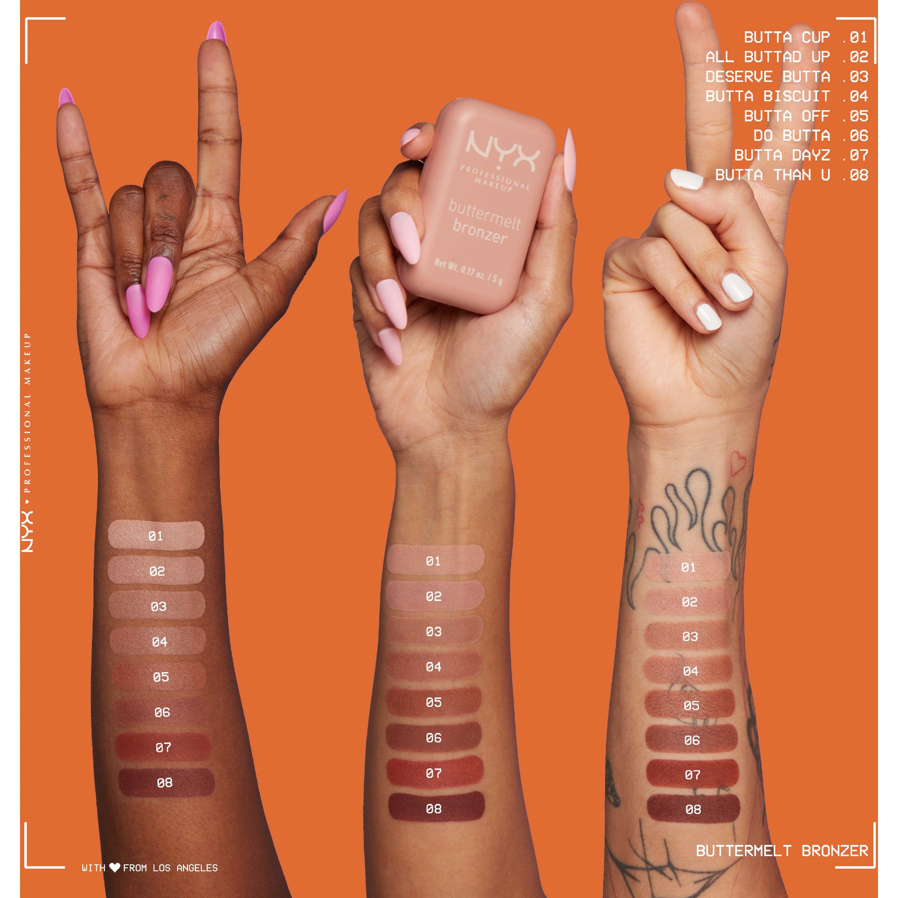 NYX PROFESSIONAL MAKEUP Buttermelt Bronzer 06 Do Butta (obrázok 5)