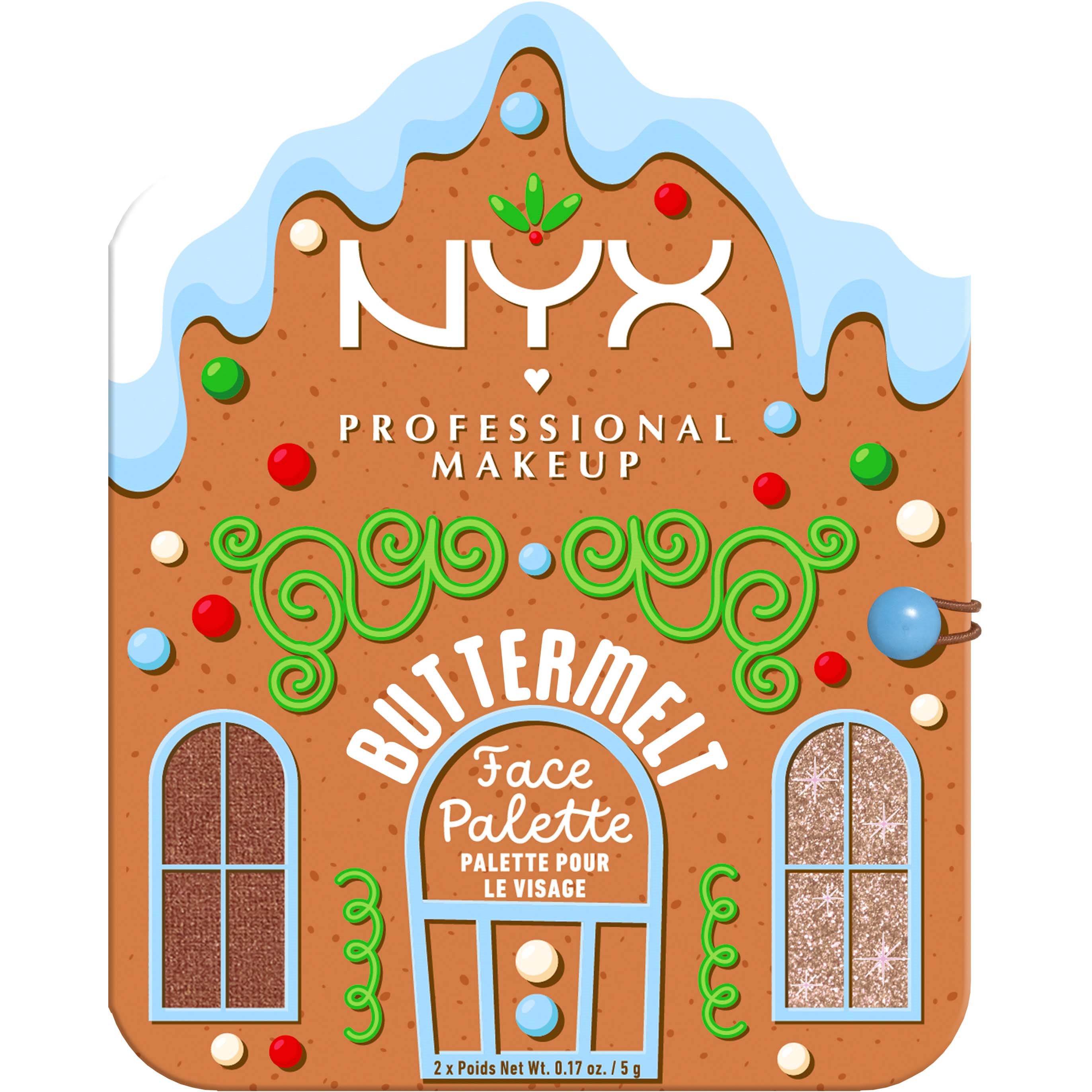 NYX PROFESSIONAL MAKEUP Buttermelt Face Palette Bronzer/Highlight