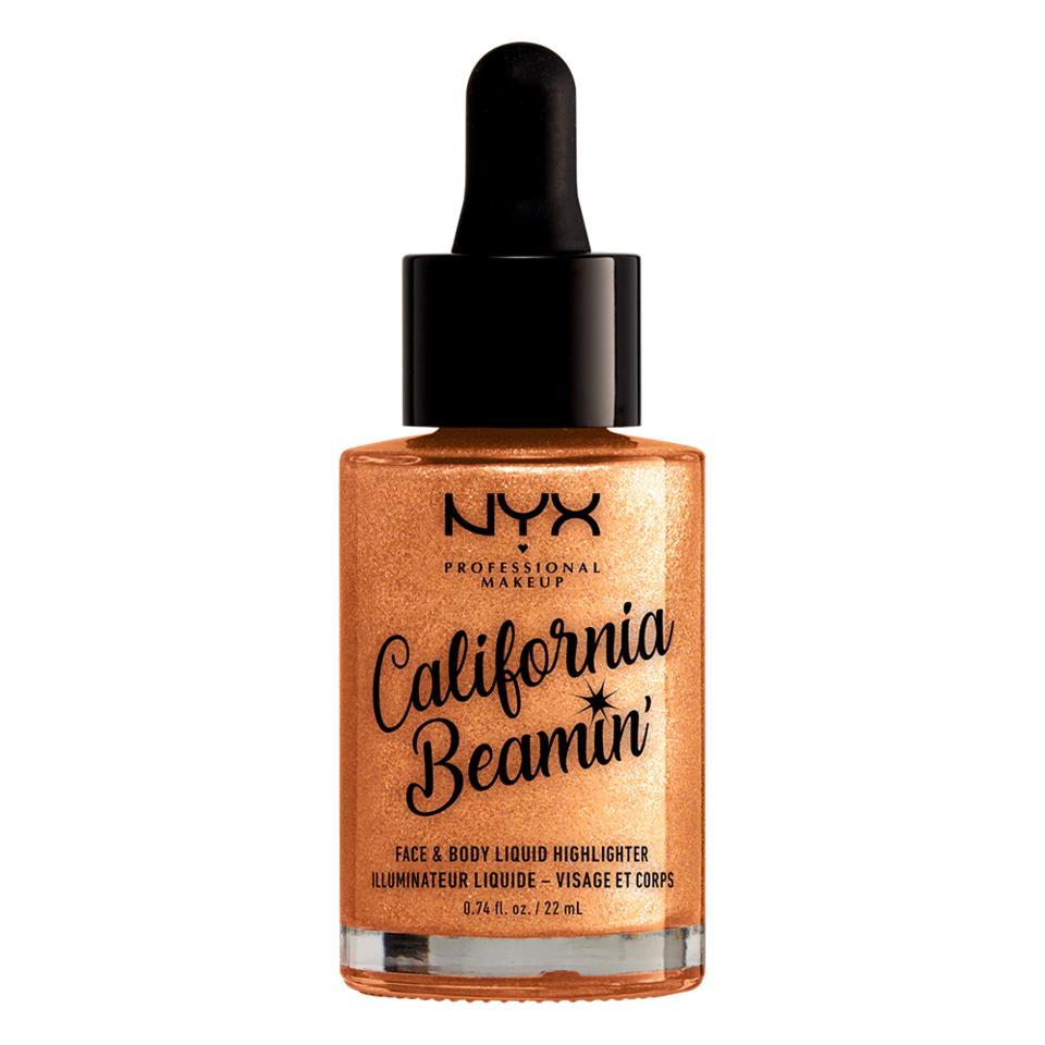 NYX Professional Makeup California Beamin Face & Body Liquid Highlighter Golde