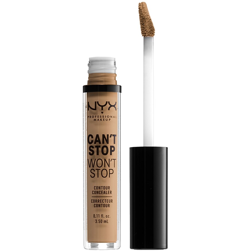 Alternativ bild 1 för NYX PROFESSIONAL MAKEUP Can't Stop Won't Stop Concealer Caramel