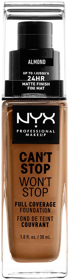 NYX PROFESSIONAL MAKEUP Can't Stop Won't Stop Foundation Almond