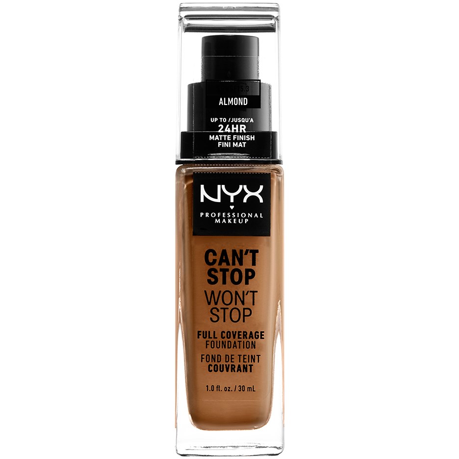 Läs mer om NYX PROFESSIONAL MAKEUP Cant Stop Wont Stop Foundation Almond