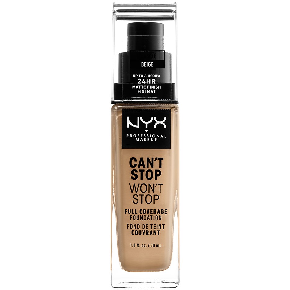 NYX PROFESSIONAL MAKEUP Cant Stop Wont Stop Foundation Beige