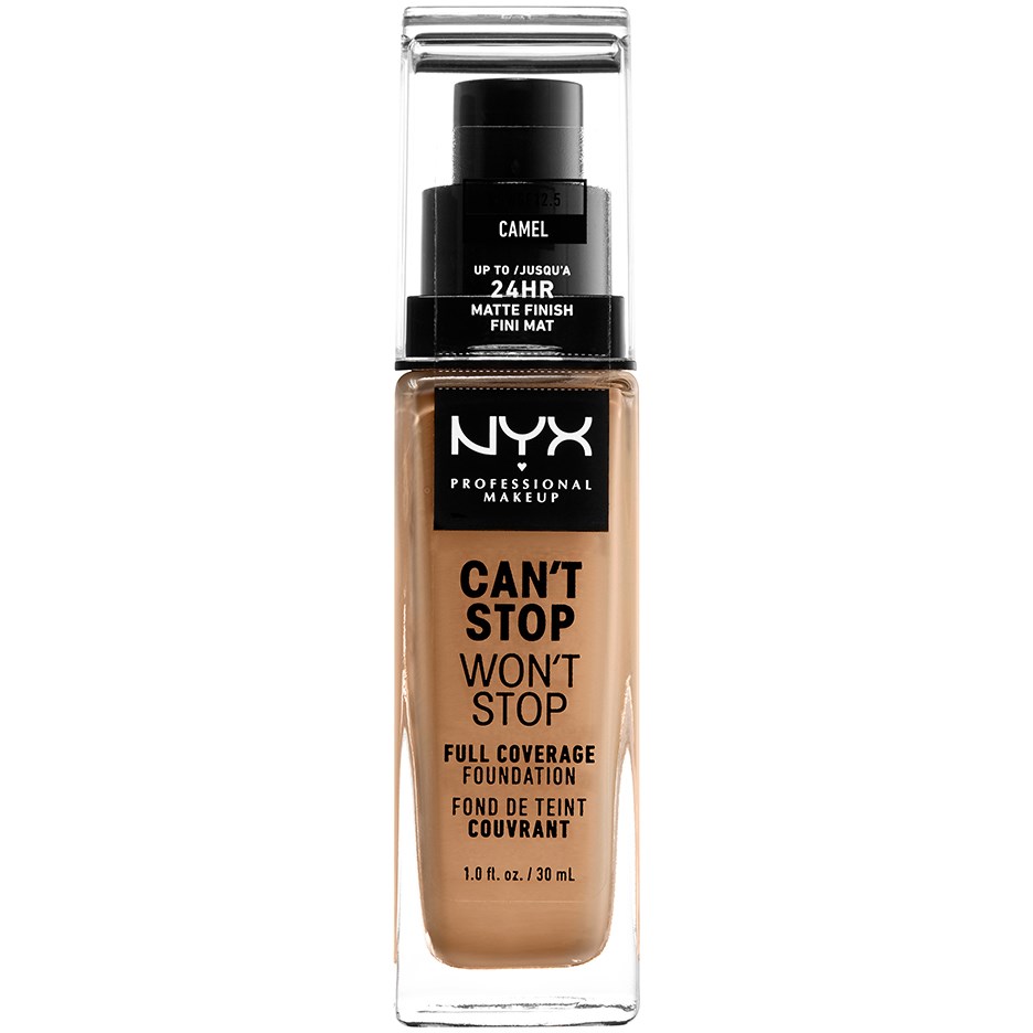Läs mer om NYX PROFESSIONAL MAKEUP Cant Stop Wont Stop Foundation Camel