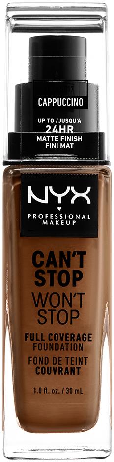NYX PROFESSIONAL MAKEUP Can't Stop Won't Stop Foundation Cappuccino