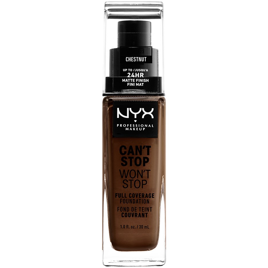NYX PROFESSIONAL MAKEUP Cant Stop Wont Stop Foundation Chestnut