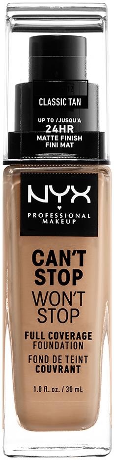 NYX PROFESSIONAL MAKEUP Can't Stop Won't Stop Foundation Classic tan
