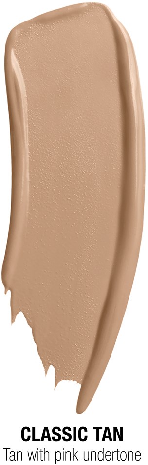 A beige or tan cream with pink undertone, labeled "Classic Tan" in black text below.