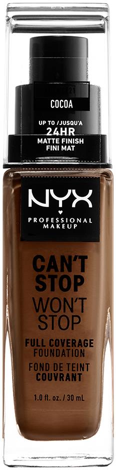 NYX PROFESSIONAL MAKEUP Can't Stop Won't Stop Foundation Cocoa