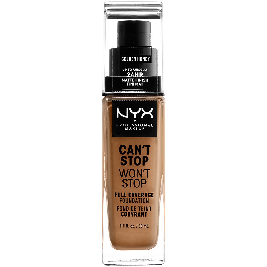 NYX PROFESSIONAL MAKEUP Cant Stop Wont Stop Foundation Golden honey