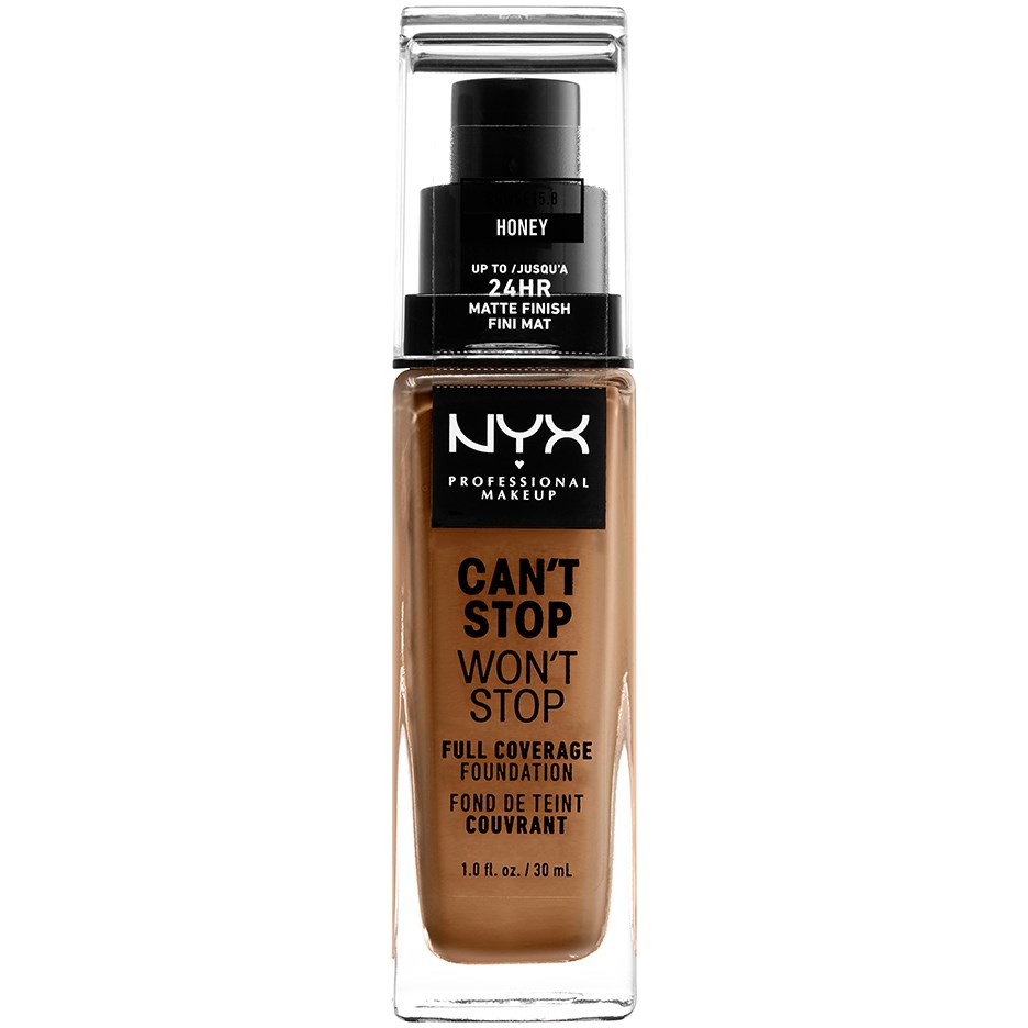 Läs mer om NYX PROFESSIONAL MAKEUP Cant Stop Wont Stop Foundation Honey