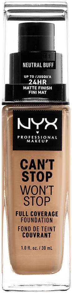 NYX PROFESSIONAL MAKEUP Can't Stop Won't Stop Foundation Neutral buff