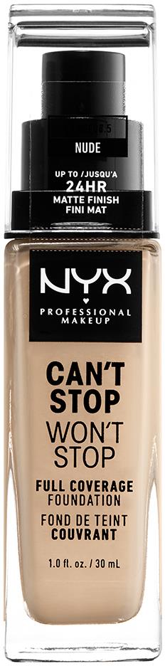 NYX PROFESSIONAL MAKEUP Can't Stop Won't Stop Foundation Nude