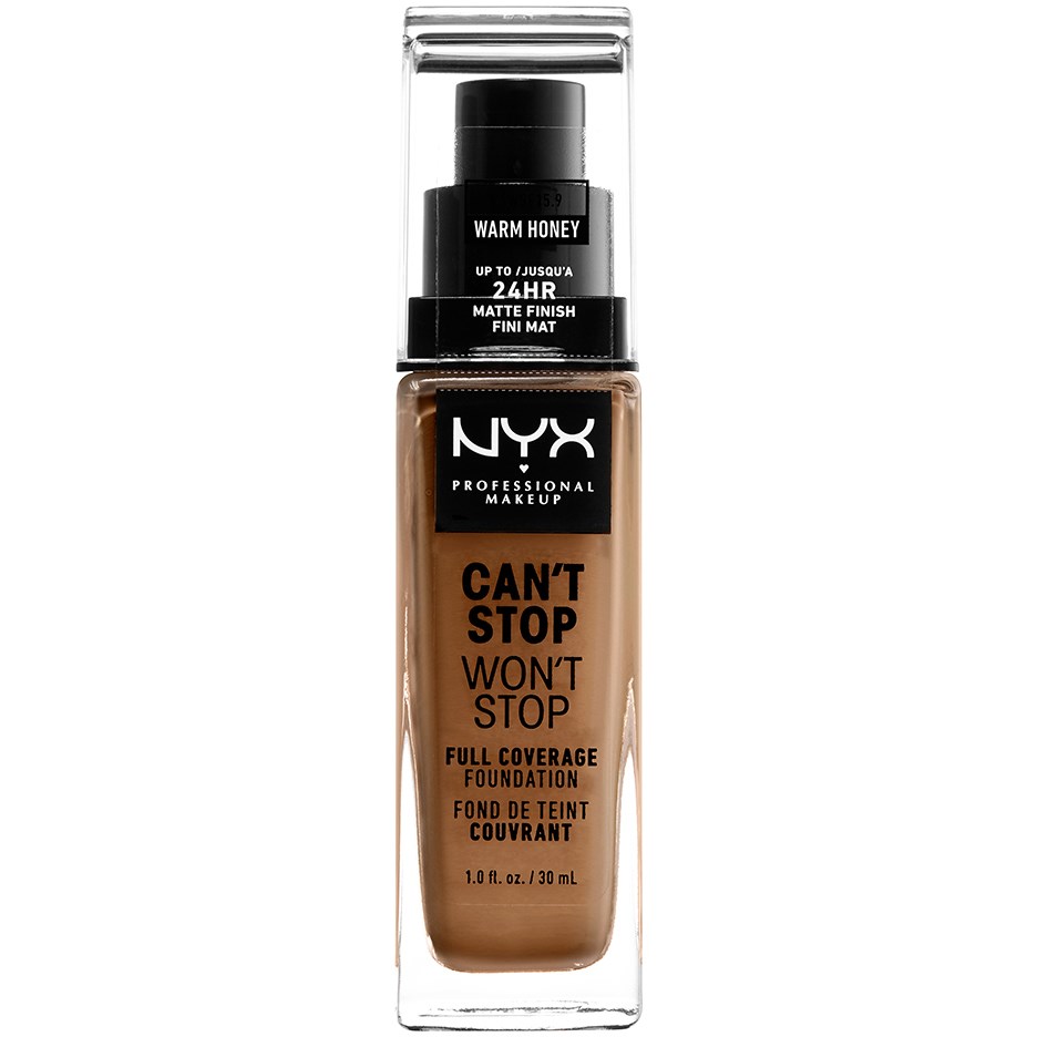 Läs mer om NYX PROFESSIONAL MAKEUP Cant Stop Wont Stop Foundation Warm honey