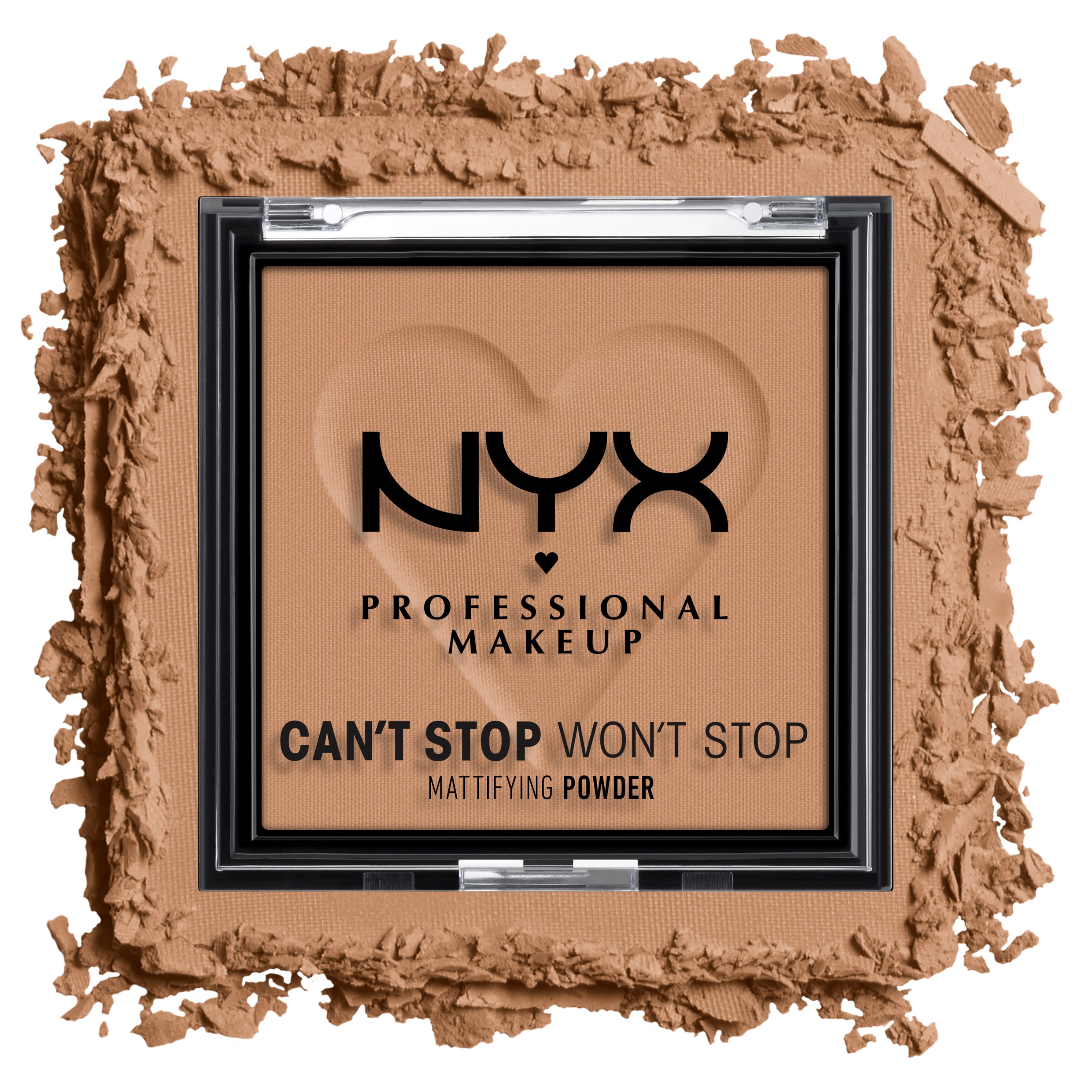 NYX PROFESSIONAL MAKEUP Can’t Stop Won’t Stop Mattifying Powder Carame (obrázok 3)