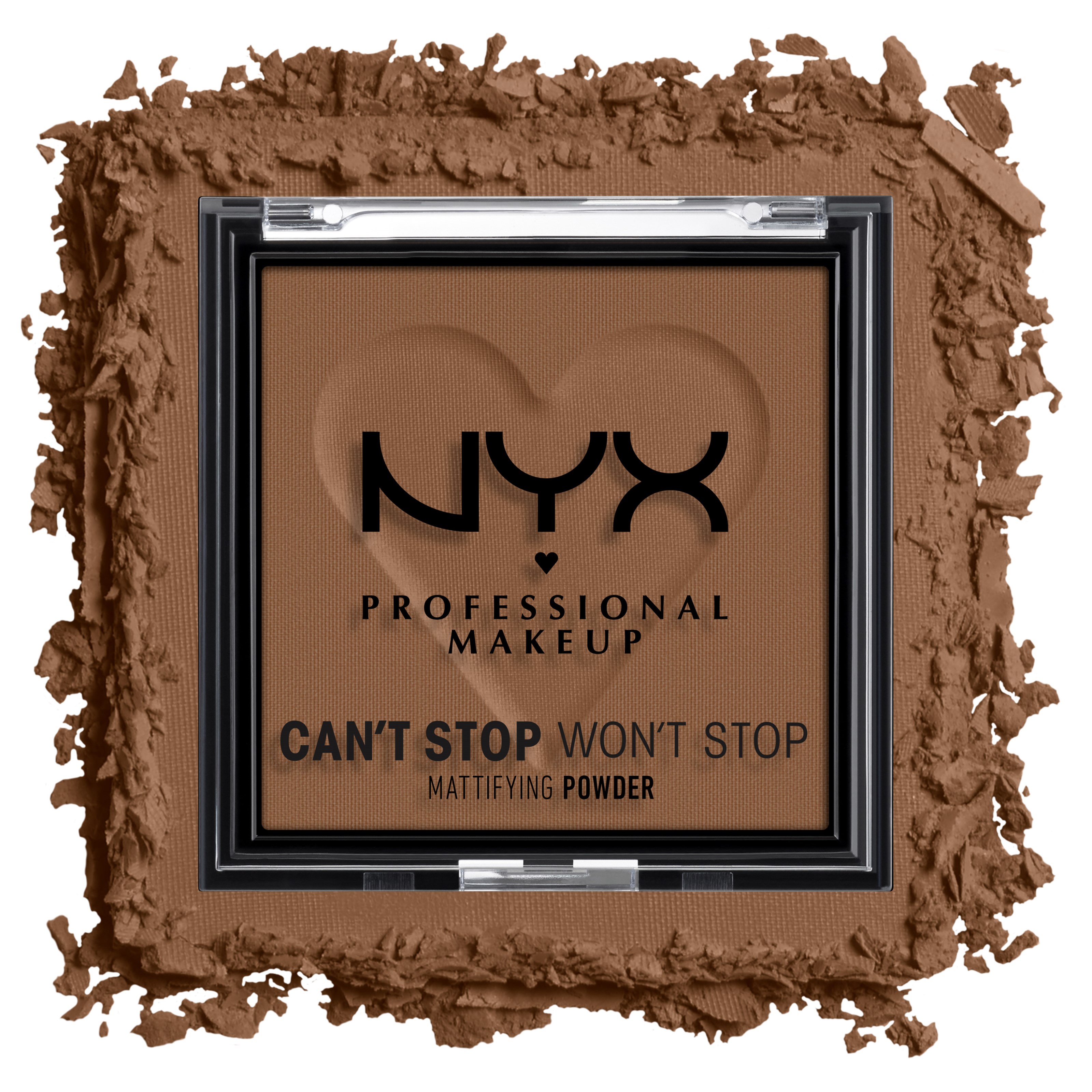 NYX PROFESSIONAL MAKEUP Can’t Stop Won’t Stop Mattifying Powder Deep (obrázok 3)