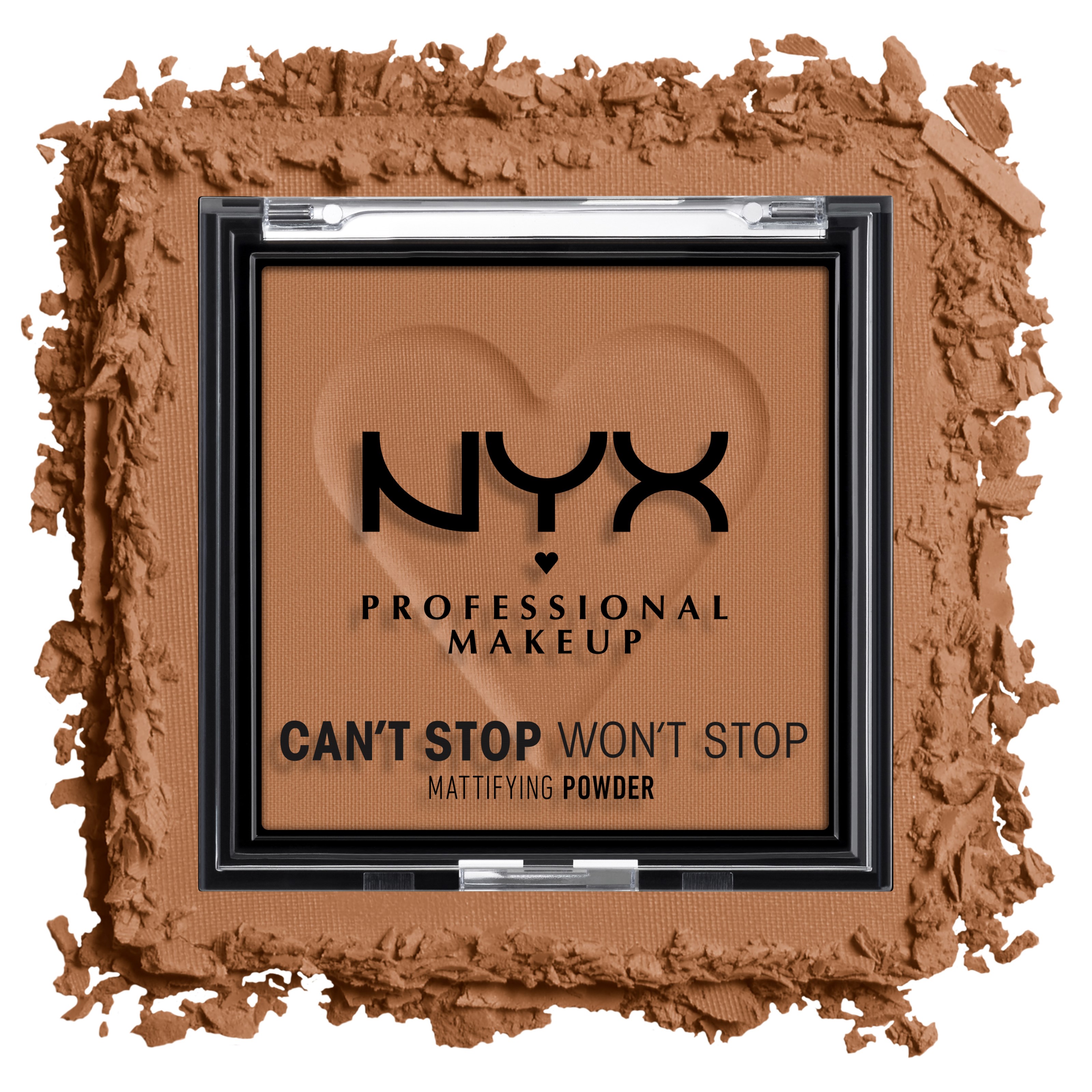 NYX PROFESSIONAL MAKEUP Can’t Stop Won’t Stop Mattifying Powder Mocha (obrázok 3)