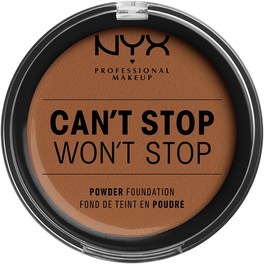 NYX PROFESSIONAL MAKEUP Can't Stop Won't Stop Powder Foundation Cappuccino