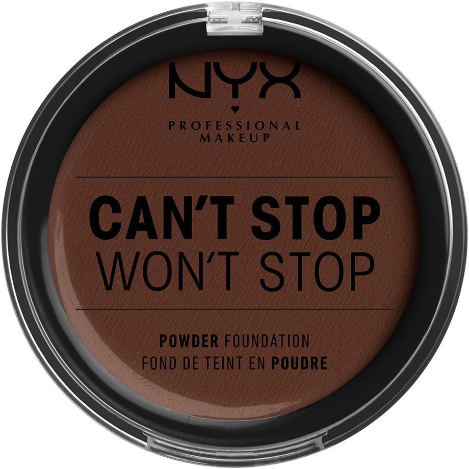 NYX PROFESSIONAL MAKEUP Can't Stop Won't Stop Powder Foundation Deep Espresson