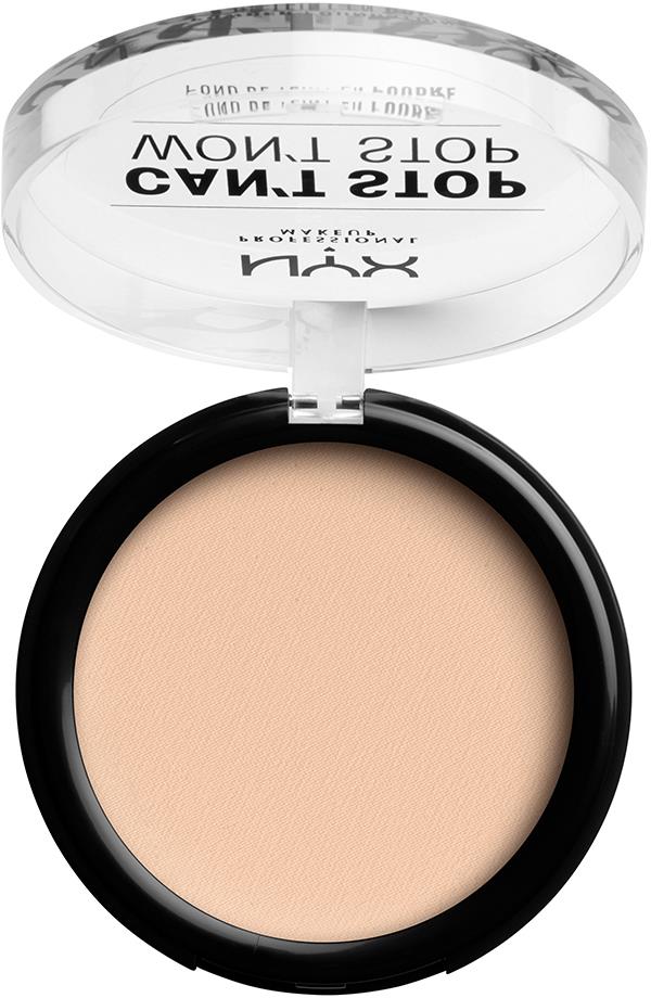 NYX PROFESSIONAL MAKEUP Can't Stop Won't Stop Powder Foundation Light Ivory