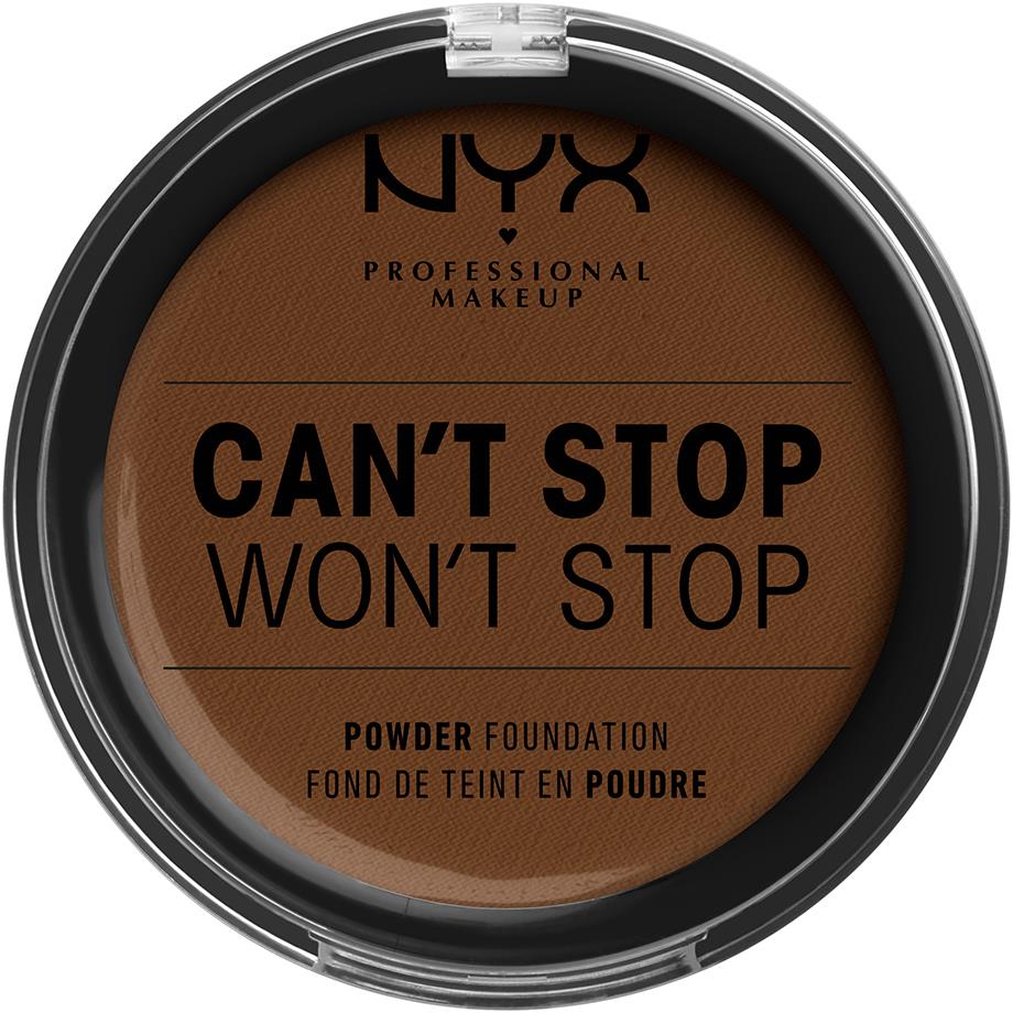 NYX PROFESSIONAL MAKEUP Can't Stop Won't Stop Powder Foundation Walnut