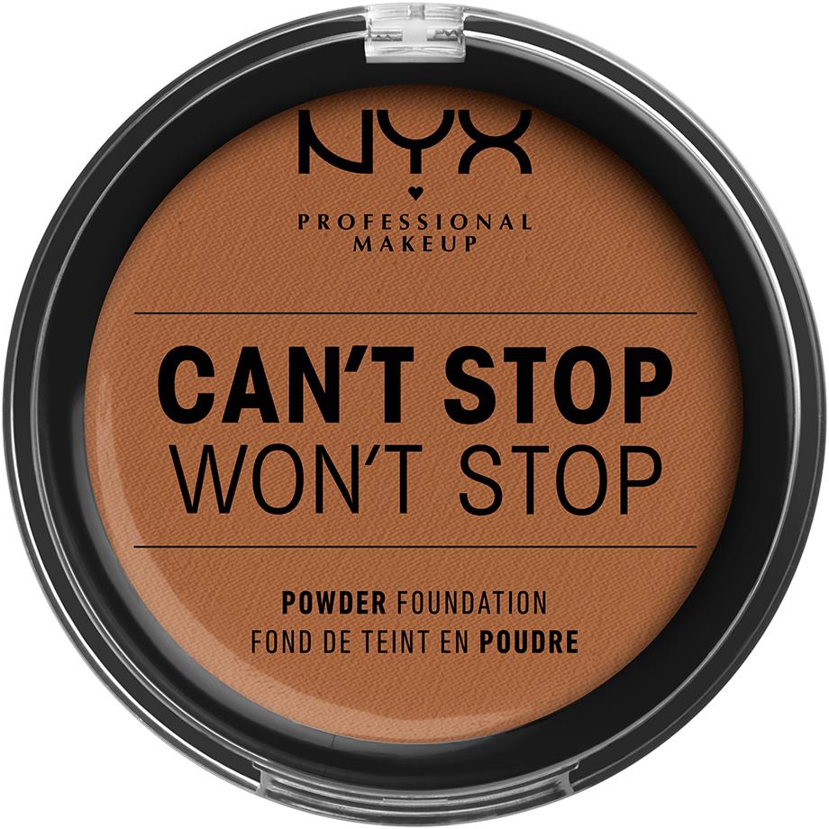 NYX PROFESSIONAL MAKEUP Can't Stop Won't Stop Powder Foundation Warm Caramel