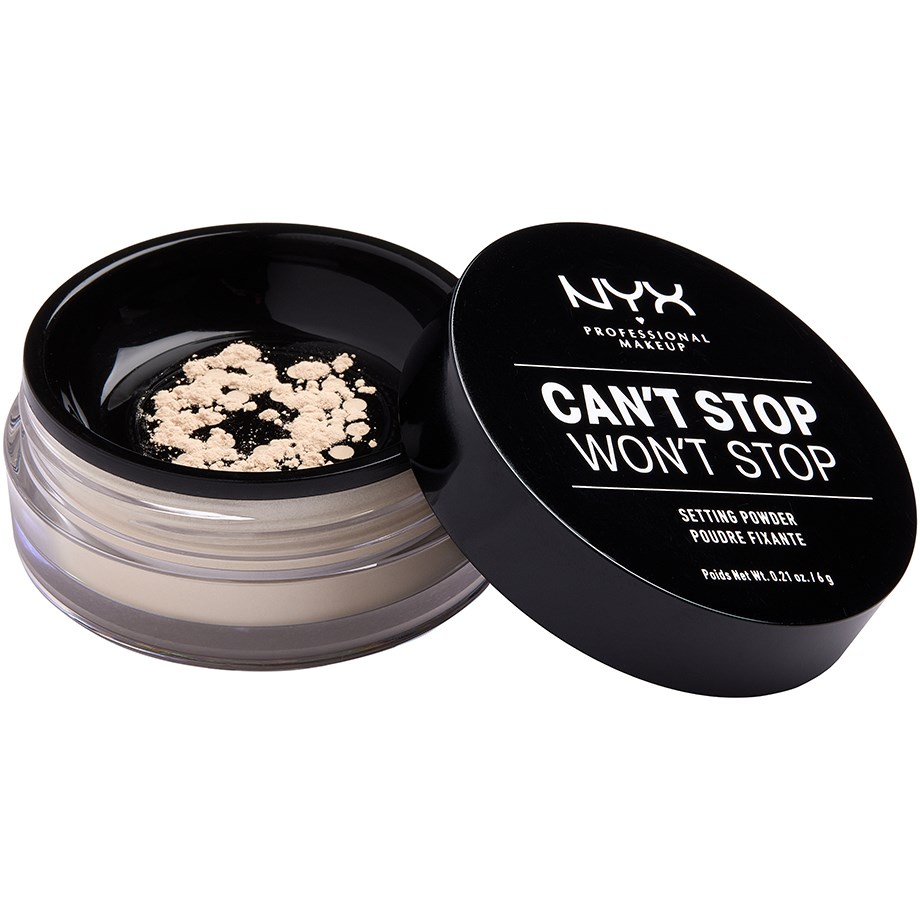 Läs mer om NYX PROFESSIONAL MAKEUP Cant Stop Wont Stop Setting Powder Light