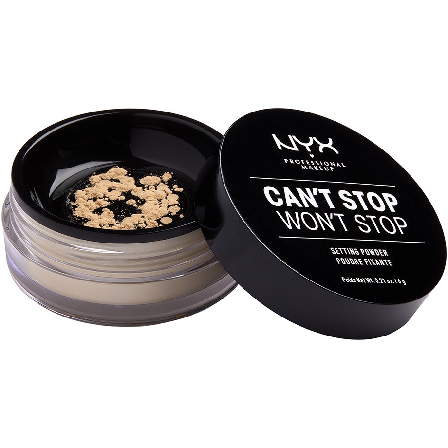 Läs mer om NYX PROFESSIONAL MAKEUP Cant Stop Wont Stop Setting Powder Light/Med