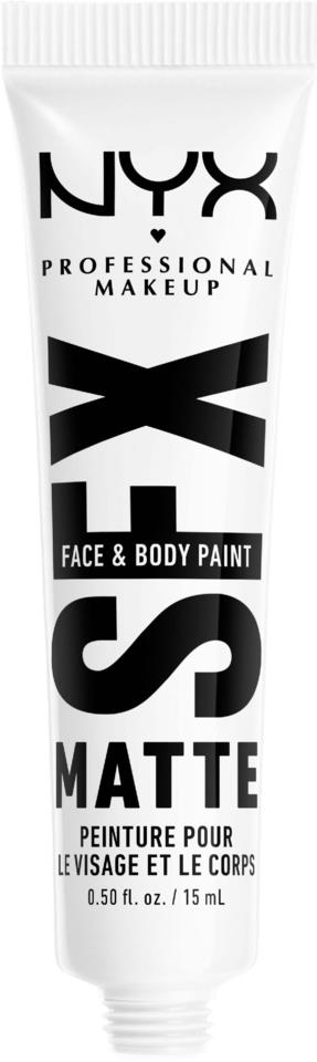 NYX Professional Makeup Cirque Du Tricks SFX Face & Body Paint Matte White Frost