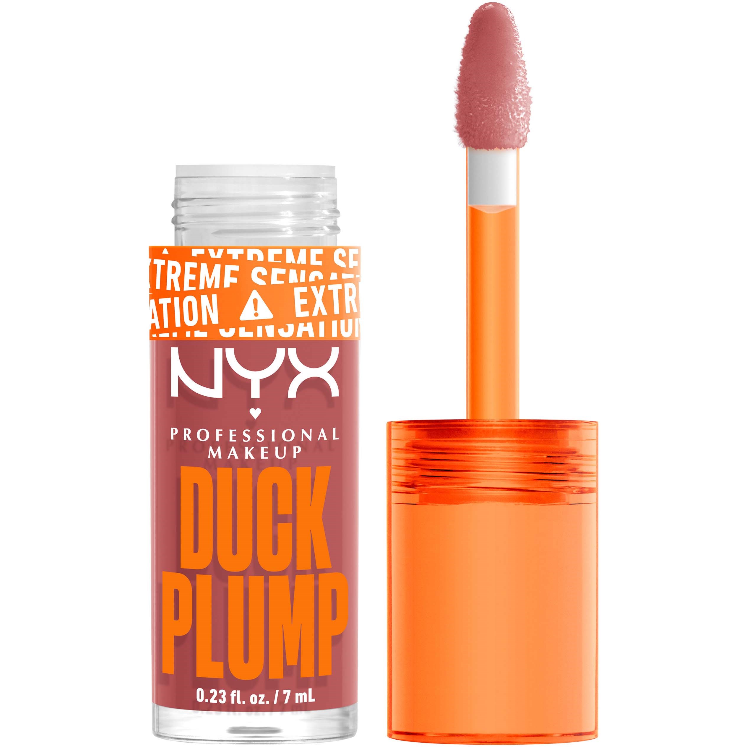 NYX Professional Makeup Duck Plump Lip Lacquer 03 Nude Swings - 7 ml