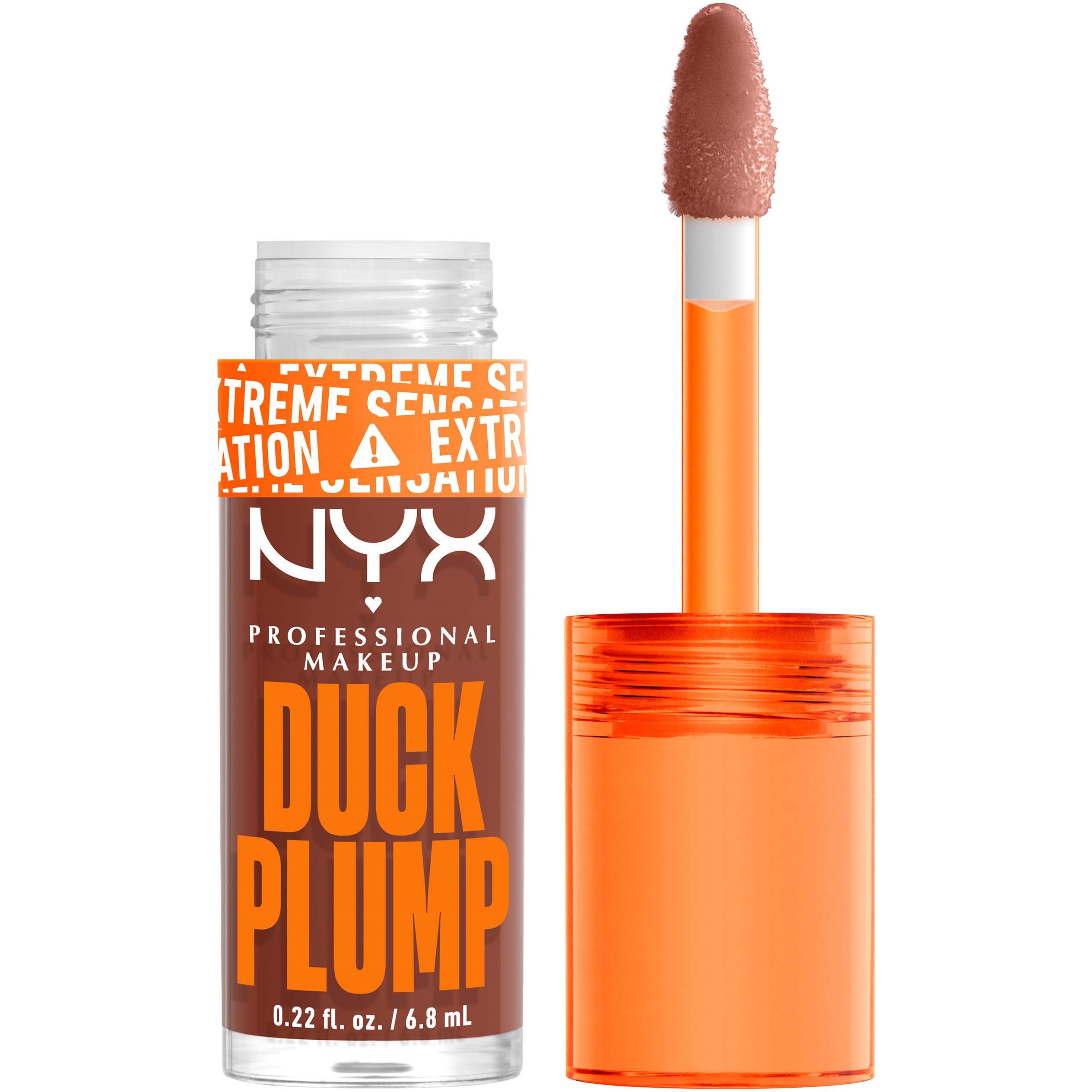 Läs mer om NYX PROFESSIONAL MAKEUP Duck Plump Lip Lacquer 07 Mocha Me Crazy