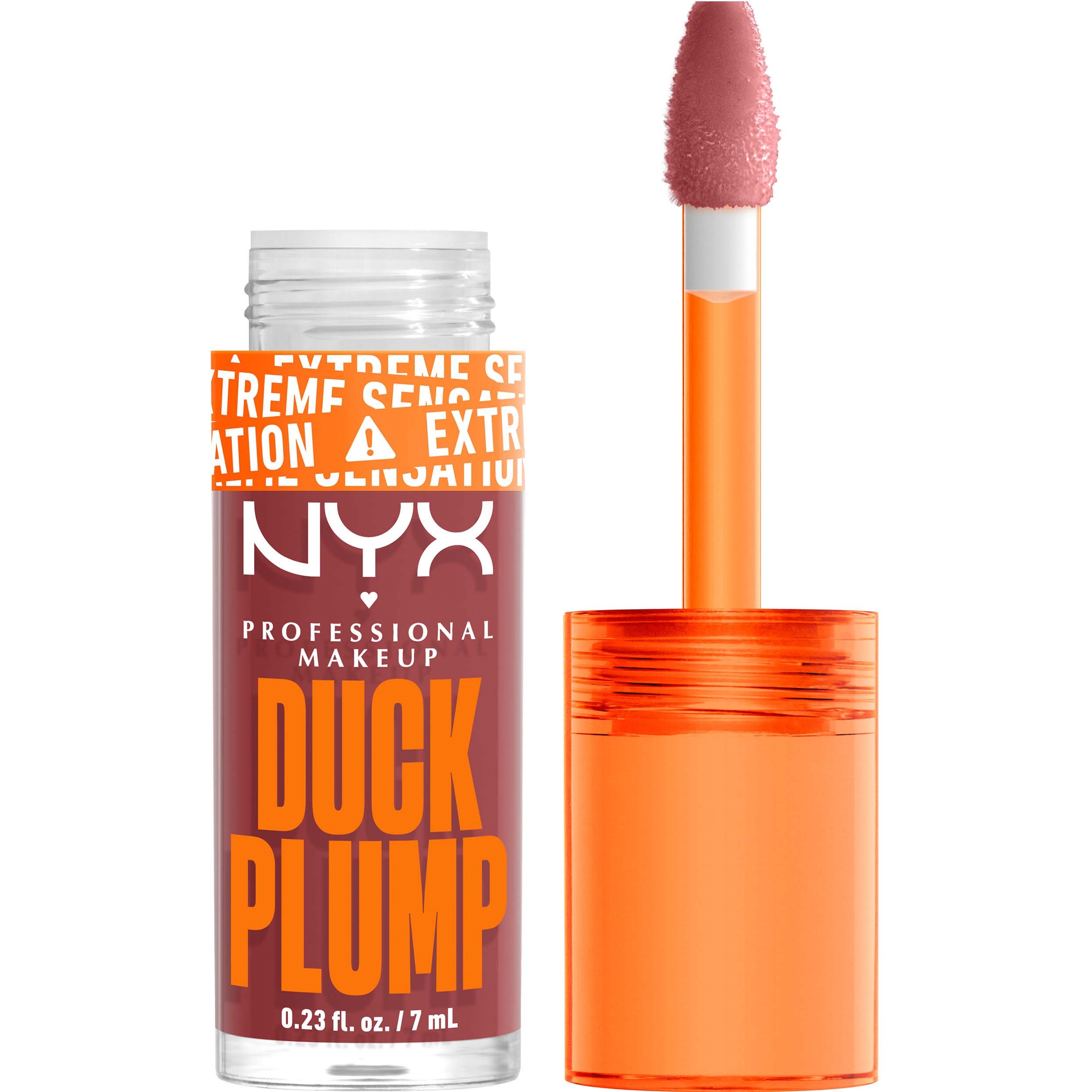 NYX Professional Makeup Duck Plump Lip Lacquer 08 Mauve Out Of My Way - 7 ml