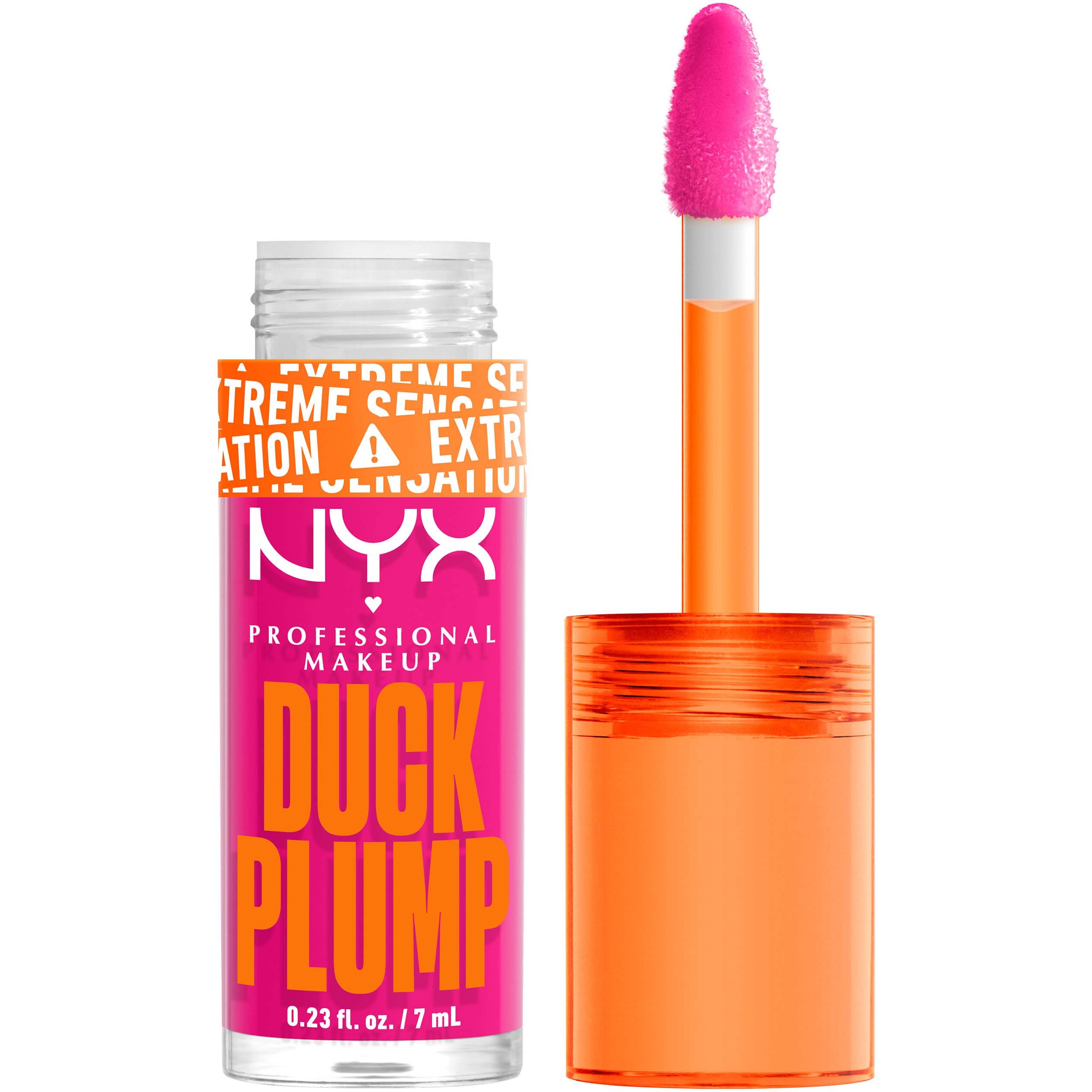 NYX Professional Makeup Duck Plump Lip Lacquer 12 Bubblegum Bae - 7 ml