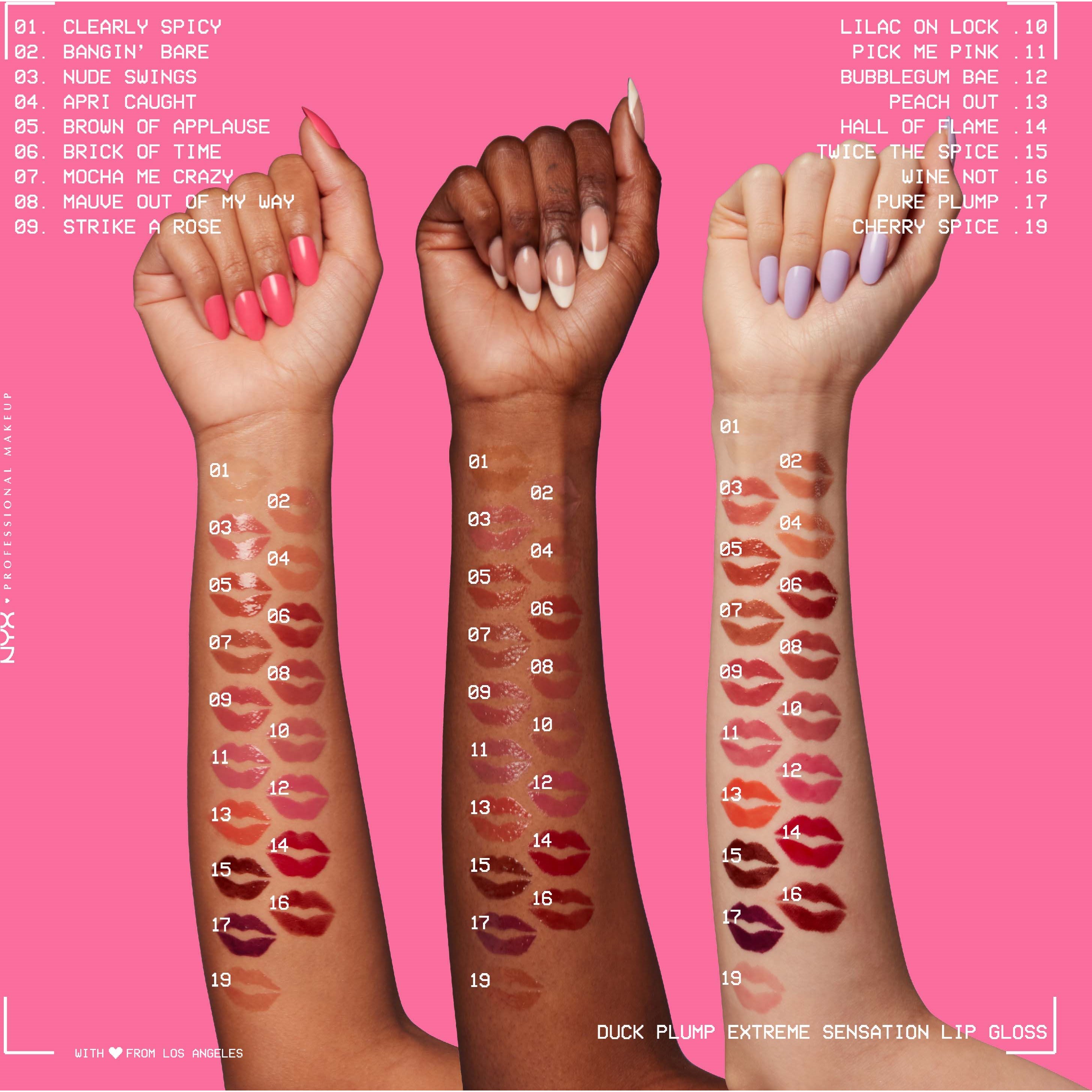 NYX PROFESSIONAL MAKEUP Duck Plump Lip Lacquer - błyszczyk powiększają (obrázok 4)