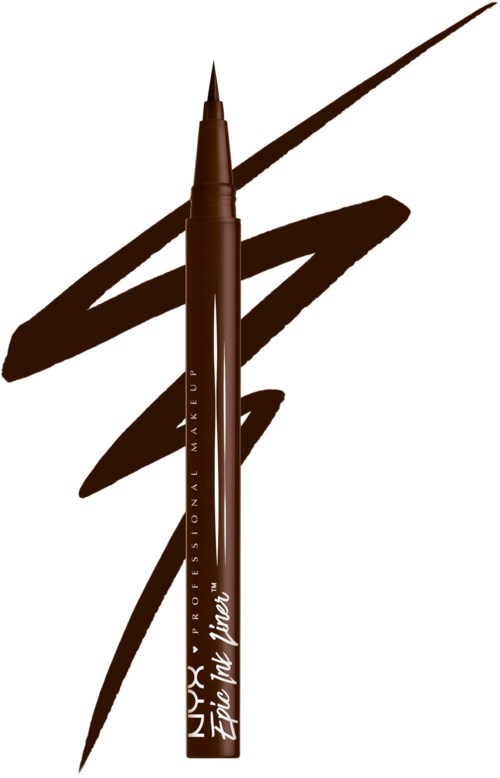 NYX PROFESSIONAL MAKEUP Epic Ink Waterproof Liquid Eyeliner 04 Milk Chocolate