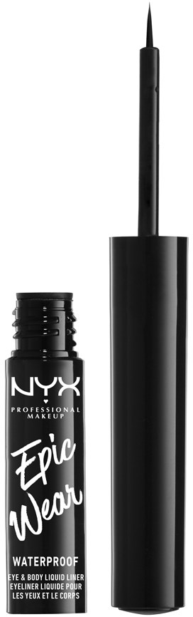 NYX PROFESSIONAL MAKEUP Epic Wear Eye & Body Liquid Liner Waterproof Black
