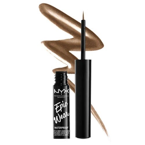 NYX PROFESSIONAL MAKEUP Epic Wear Metallic Liquid Liner Brown Metal
