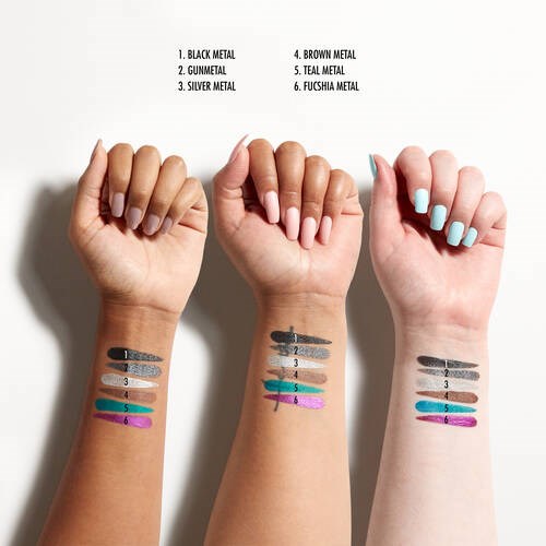NYX PROFESSIONAL MAKEUP Epic Wear Metallic Liquid Liner - Eyeliner Sil (obrázok 4)