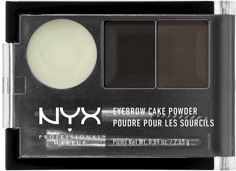 NYX PROFESSIONAL MAKEUP Eyebrow Cake Powder Black/ Gray