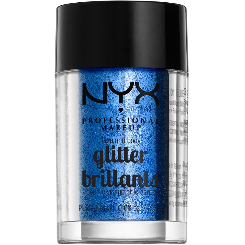 NYX PROFESSIONAL MAKEUP Face & Body Glitter Blue